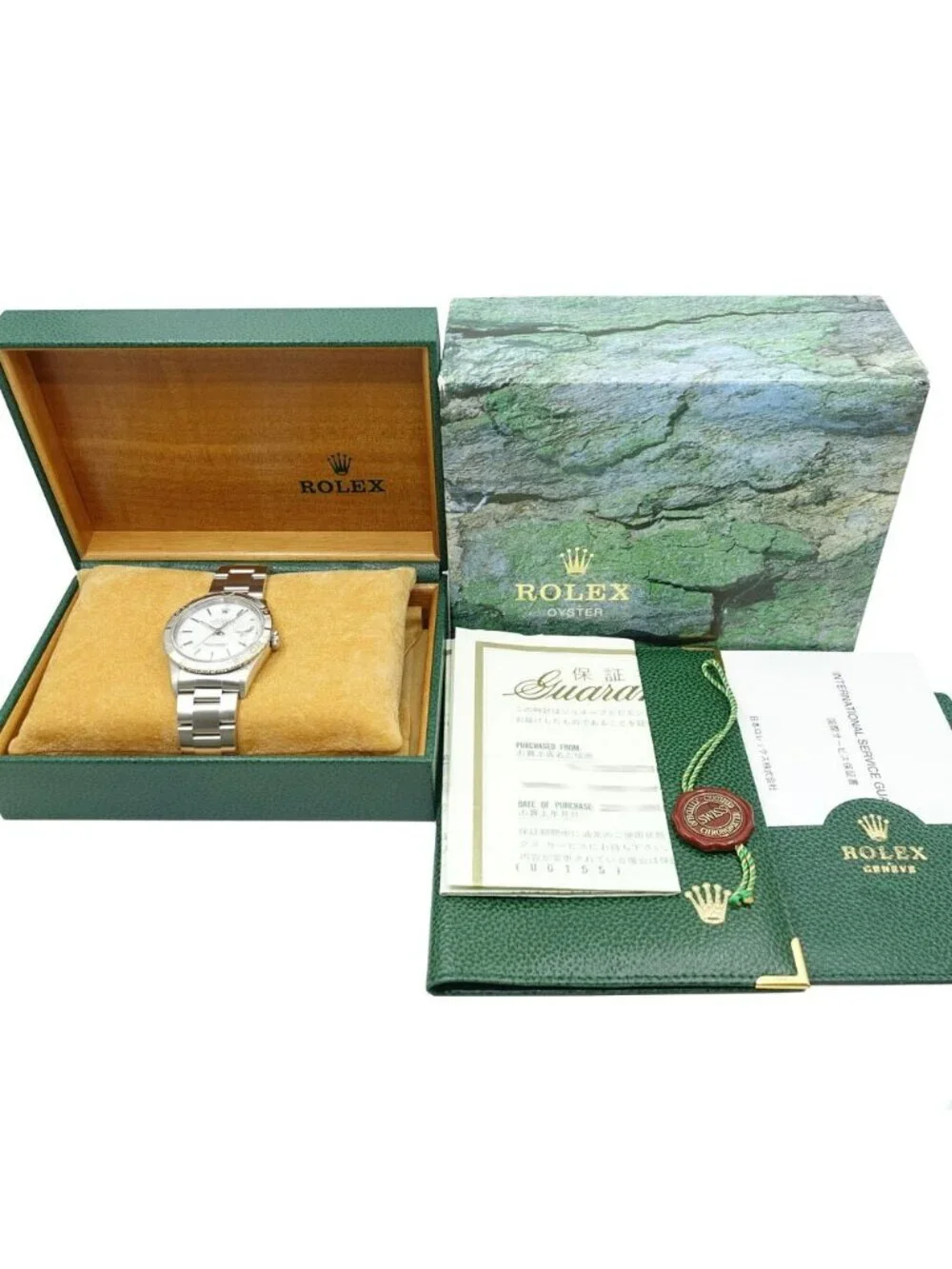 Rolex Datejust Thunderbird 36 SS 18k White Gold Dial Automatic Winding Watch